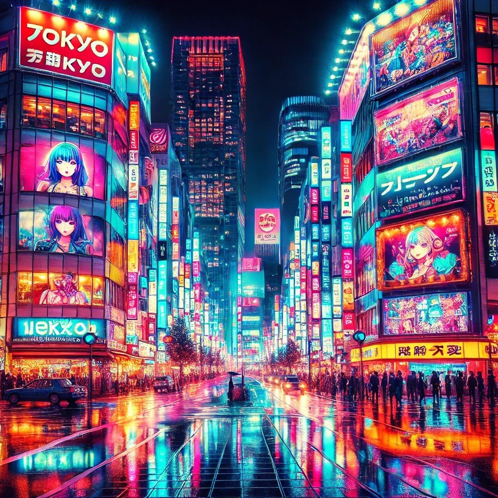 Diamond Painting-Tokyo Neonlichter - Jetzt bei diamondspainting kaufen