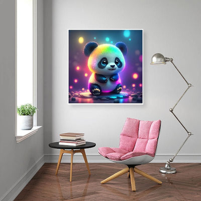 Diamond Painting-Träumender Panda