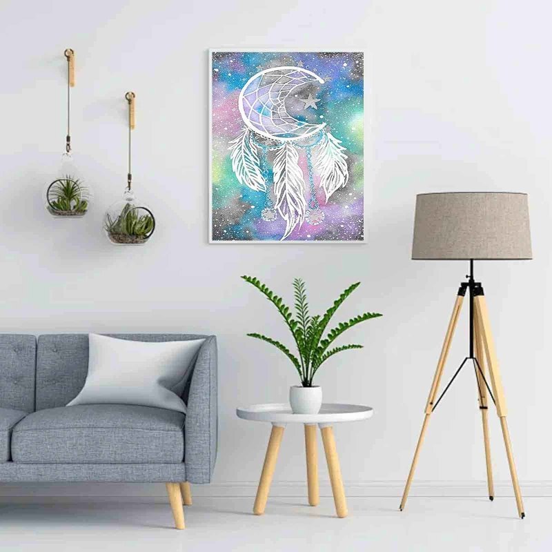 Diamond Painting-Traumfänger des Mondes