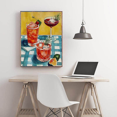 Diamond Painting-Tropische Drinks