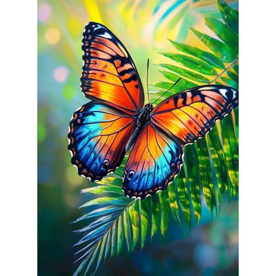 Diamond Painting-Tropischer Schmetterlin