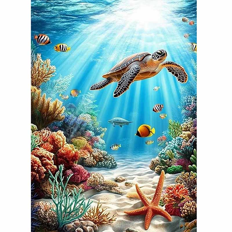 Diamond Painting-Unterwasserparadies