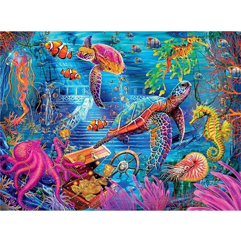 Diamond Painting-Unterwasserwelt