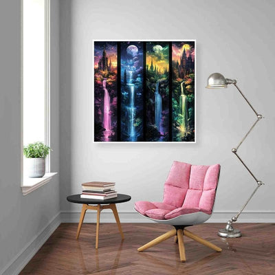 Diamond Painting-Vier Welten des Zaubers