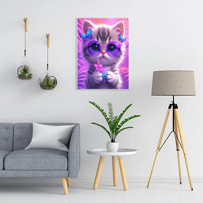 Diamond Painting-Violette Stimmung