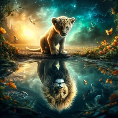 Diamond Painting-Vom Jungen zum König