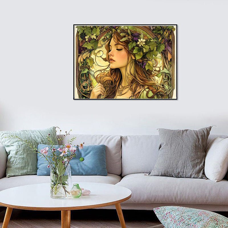 Diamond Painting-Waldgöttin der Natur