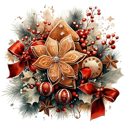 Diamond Painting-Weihnachtsblume - Jetzt bei diamondspainting kaufen