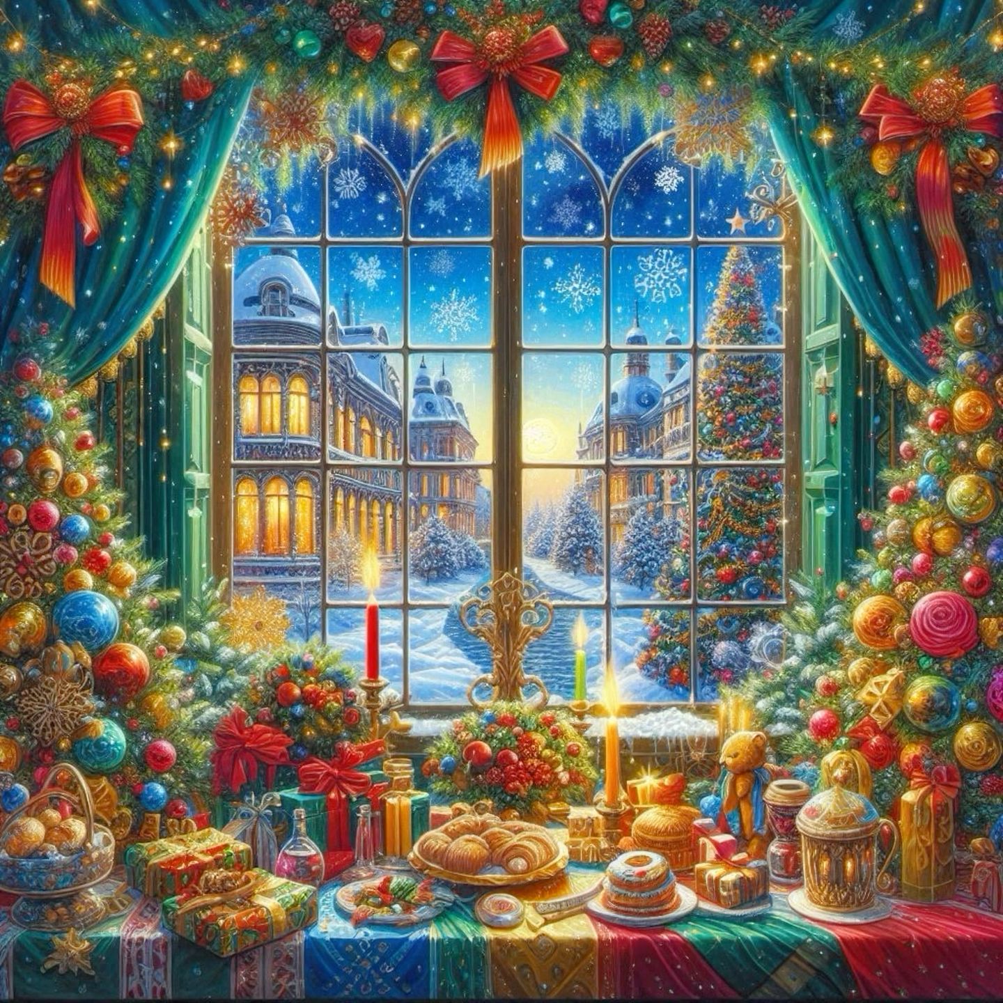 Diamond Painting - Weihnachtshaus - diamondspainting