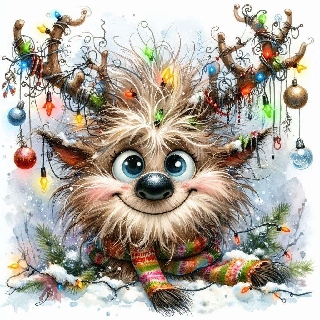 Diamond Painting-Weihnachtsrentier - Jetzt bei diamondspainting kaufen