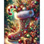 Diamond Painting-Weihnachtsstiefel