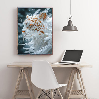 Diamond Painting-Weiße Wildheit