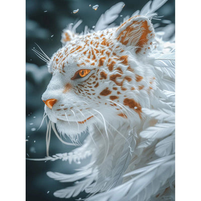 Diamond Painting-Weiße Wildheit