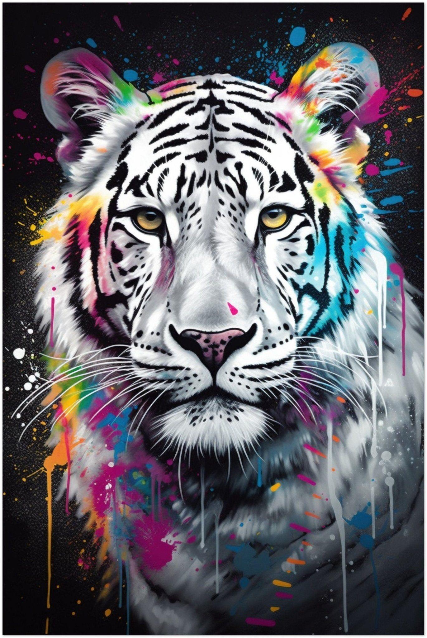 Diamond Painting - Weißer Tiger - diamondspainting