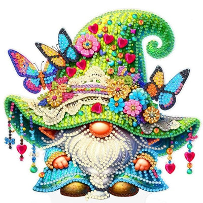 Diamond Painting-Wichtel mit Schmetterlingen - Jetzt bei diamondspainting kaufen