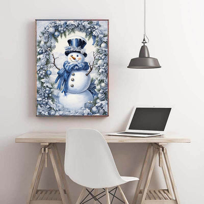 Diamond Painting-Winterzauber Schneemann