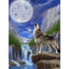 Diamond Painting-Wolf im Mondlicht