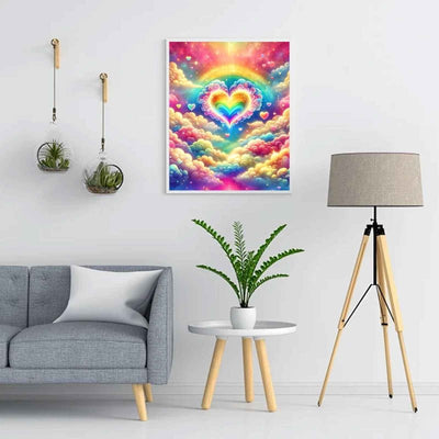 Diamond Painting-Wolkentraum in Pastell