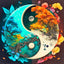 Diamond Painting-Yin-Yang-Baum - Jetzt bei diamondspainting kaufen