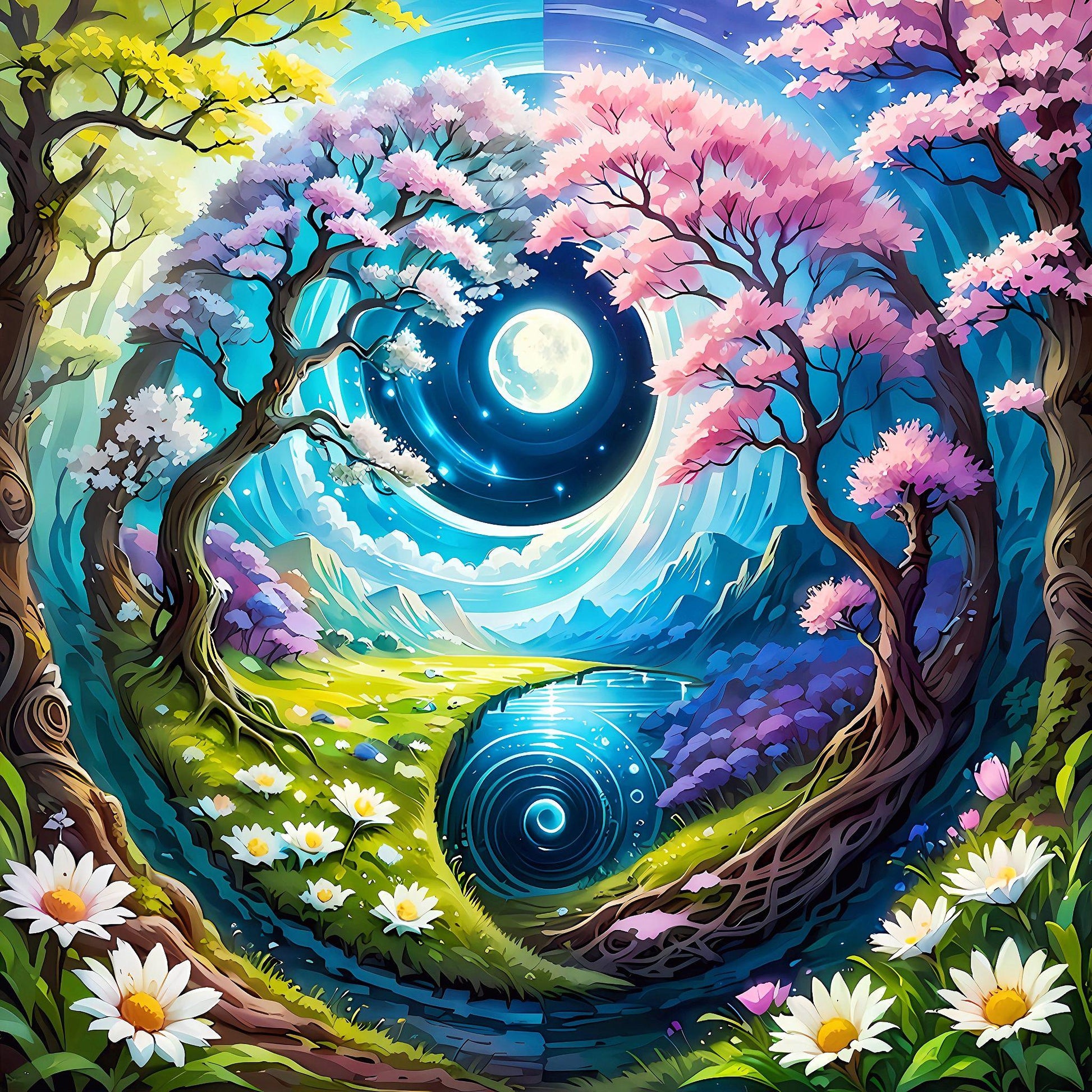 Diamond Painting-Yin-Yang-Wunderland - Jetzt bei diamondspainting kaufen