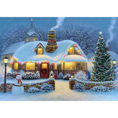 Diamond Painting-Zauberhafte Weihnachtsnacht