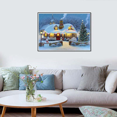 Diamond Painting-Zauberhafte Weihnachtsnacht