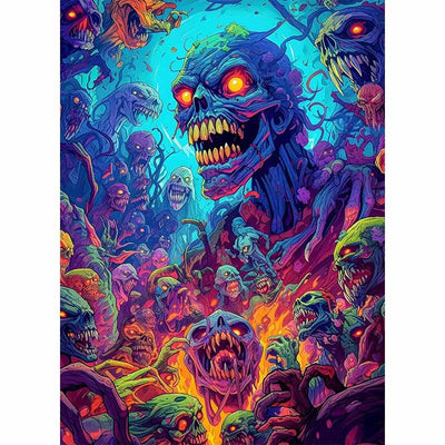 Diamond Painting-Zombie-Inferno