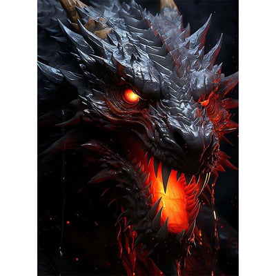 Diamond Painting-Zorn des Drachens