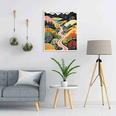 Diamond Painting-Traumhafte Landschaft