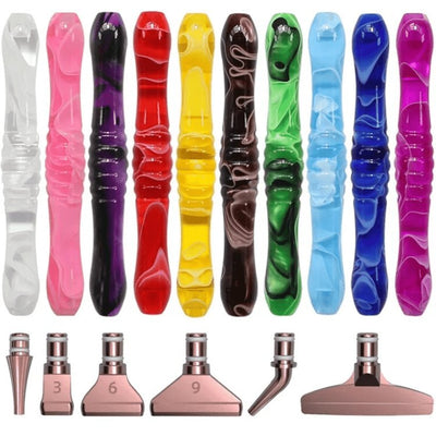 Ergonomischer Stift mit 6 Aufsätzen - Jetzt bei diamondspainting kaufen