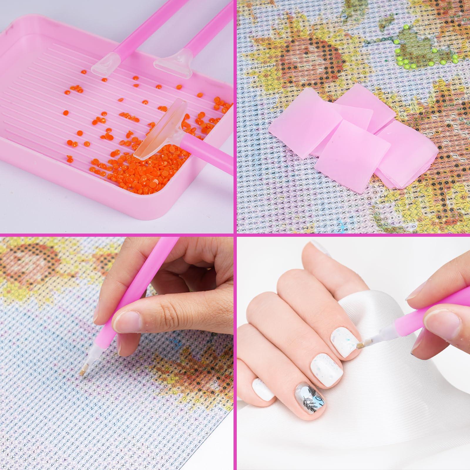 Gefrostet Aufbewahrungskoffer mit 30 Dosen + Zubehör - Jetzt bei diamondspainting kaufen