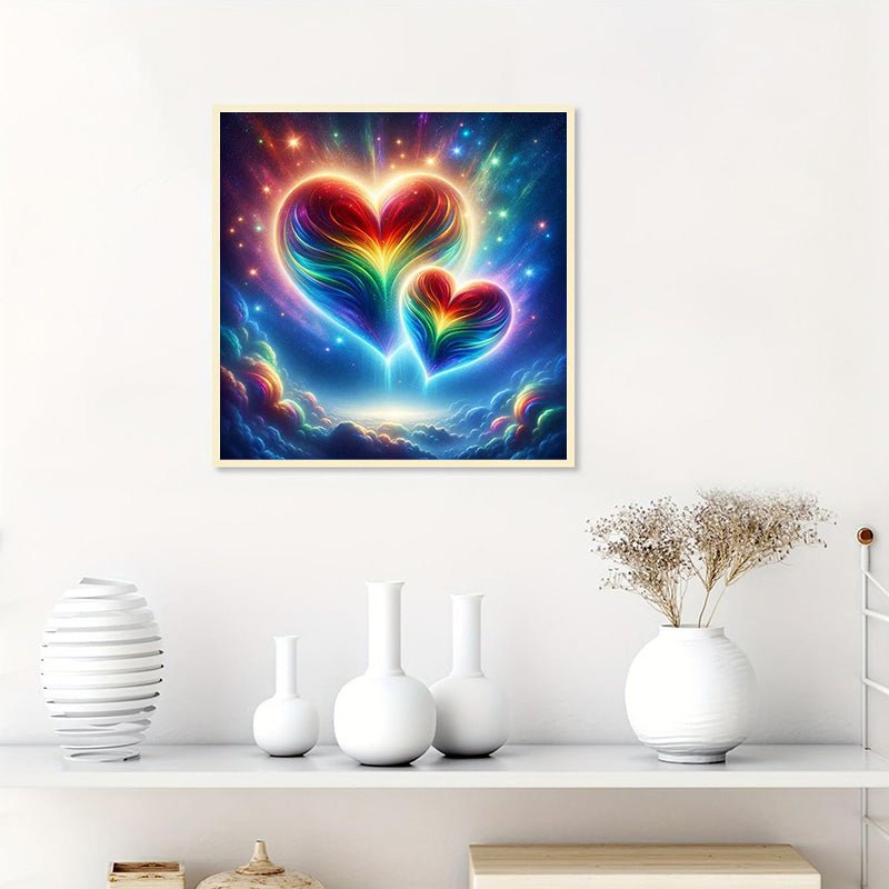 GRATIS Diamond Painting - Liebe am Himmel
