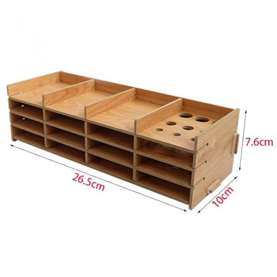 Holzregal XXL für Schiffchen und Stifte - Jetzt bei diamondspainting kaufen