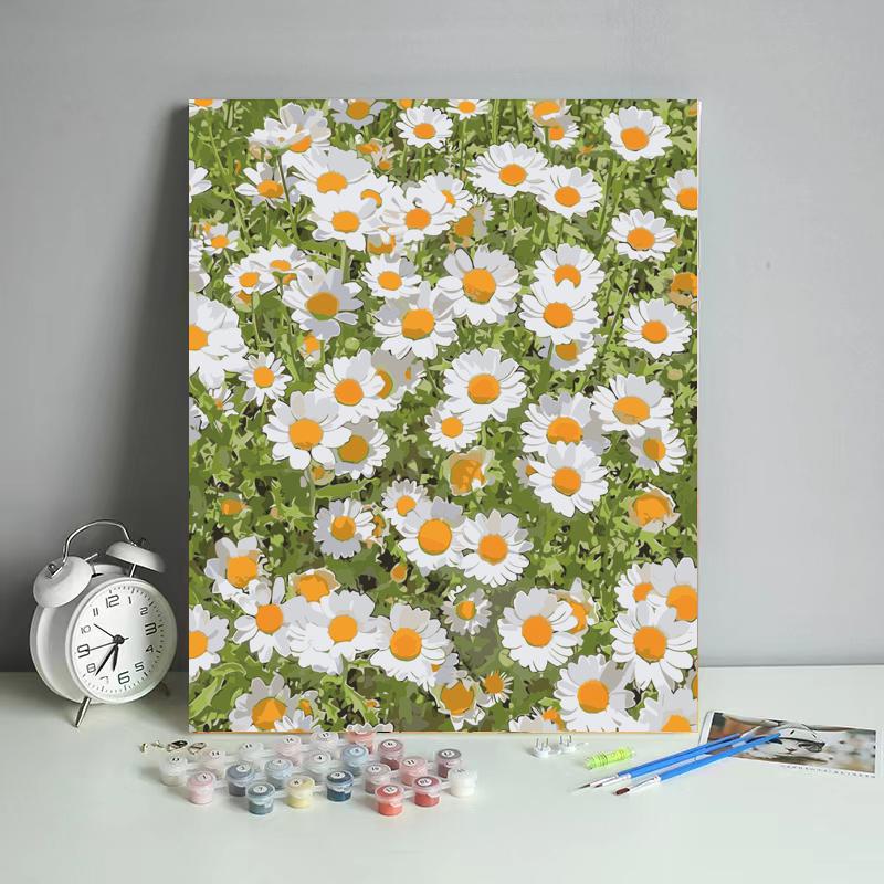 Malen nach Zahlen -Blühende Kamille - Jetzt bei diamondspainting kaufen