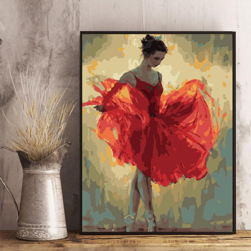 Malen nach Zahlen -Feuer im Tanz - Jetzt bei diamondspainting kaufen