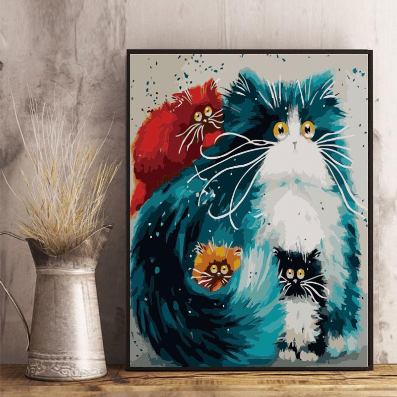 Malen nach Zahlen -Fluffige Fantasie - Jetzt bei diamondspainting kaufen