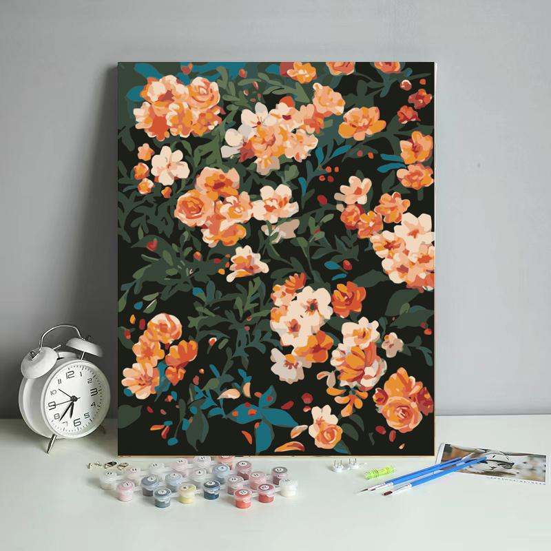 Malen nach Zahlen -Geheimnisvoller Blütengarten - Jetzt bei diamondspainting kaufen