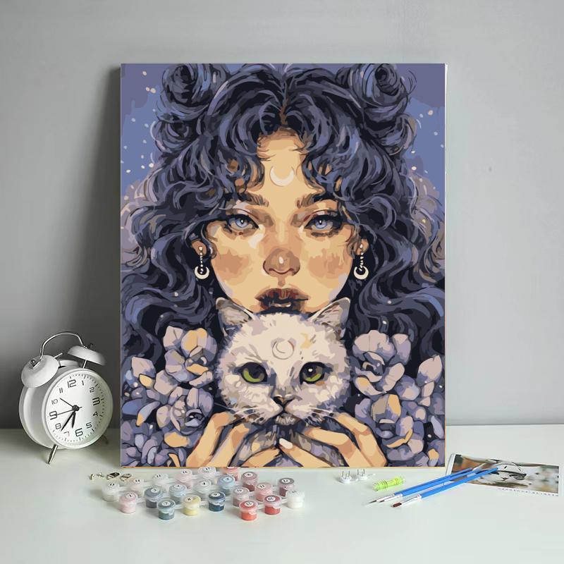 Malen nach Zahlen -Nachtgeheimnis - Jetzt bei diamondspainting kaufen