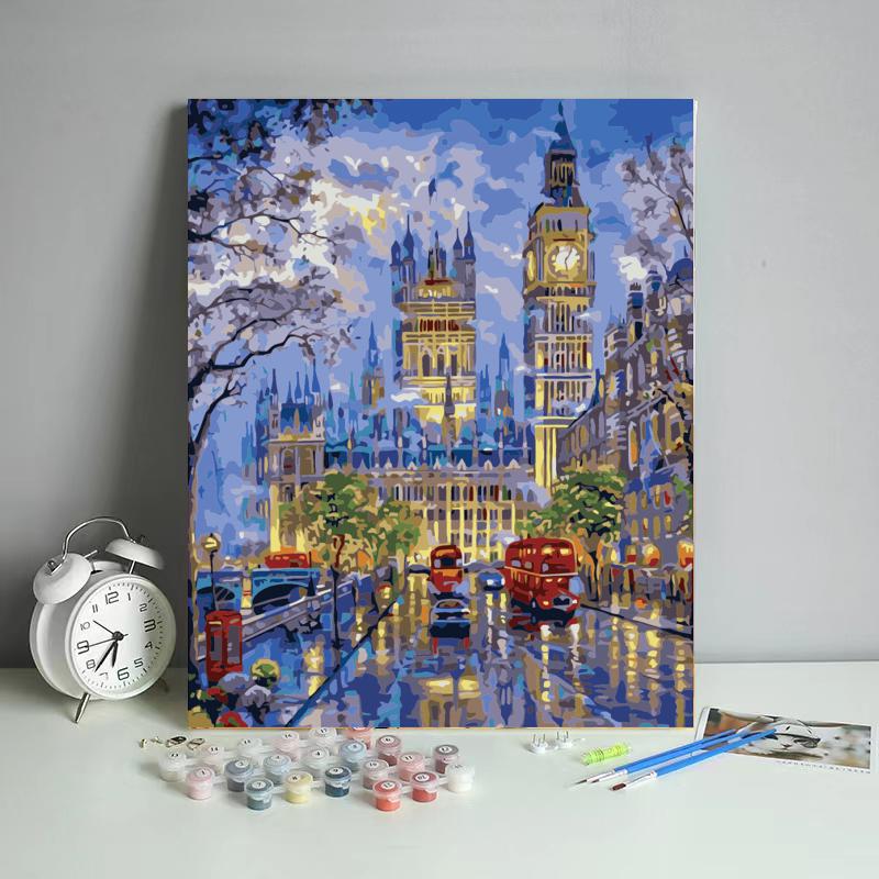 Malen nach Zahlen - Stadtansicht - Jetzt bei diamondspainting kaufen