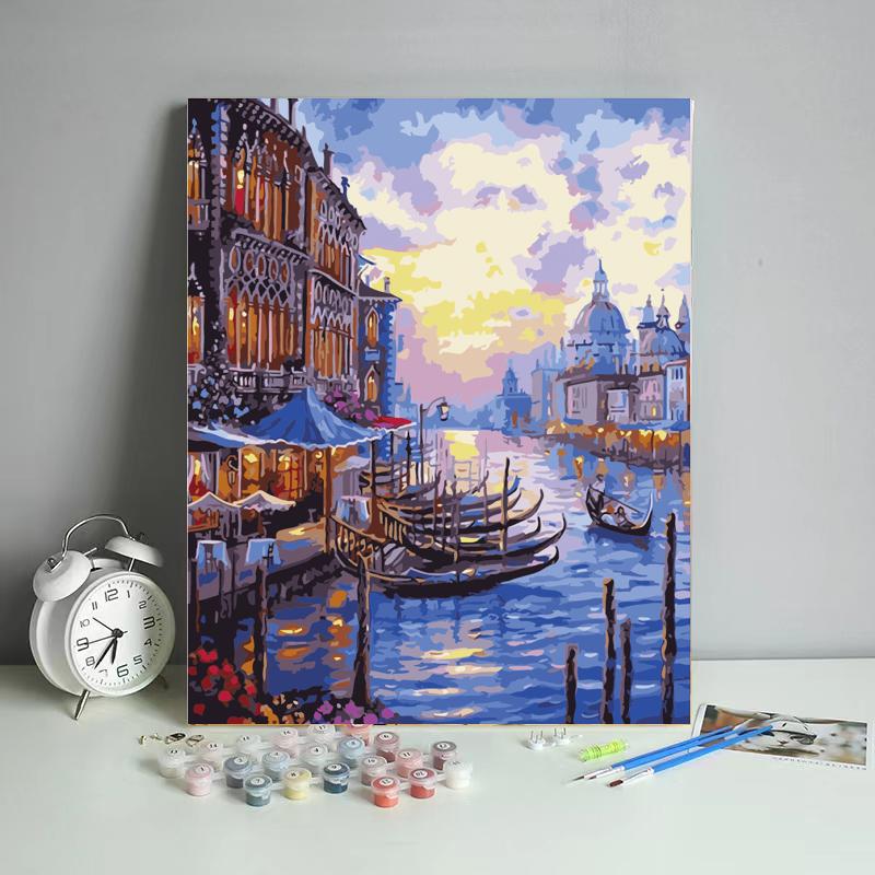 Malen nach Zahlen -Venedigs magische Wasserstraßen - Jetzt bei diamondspainting kaufen