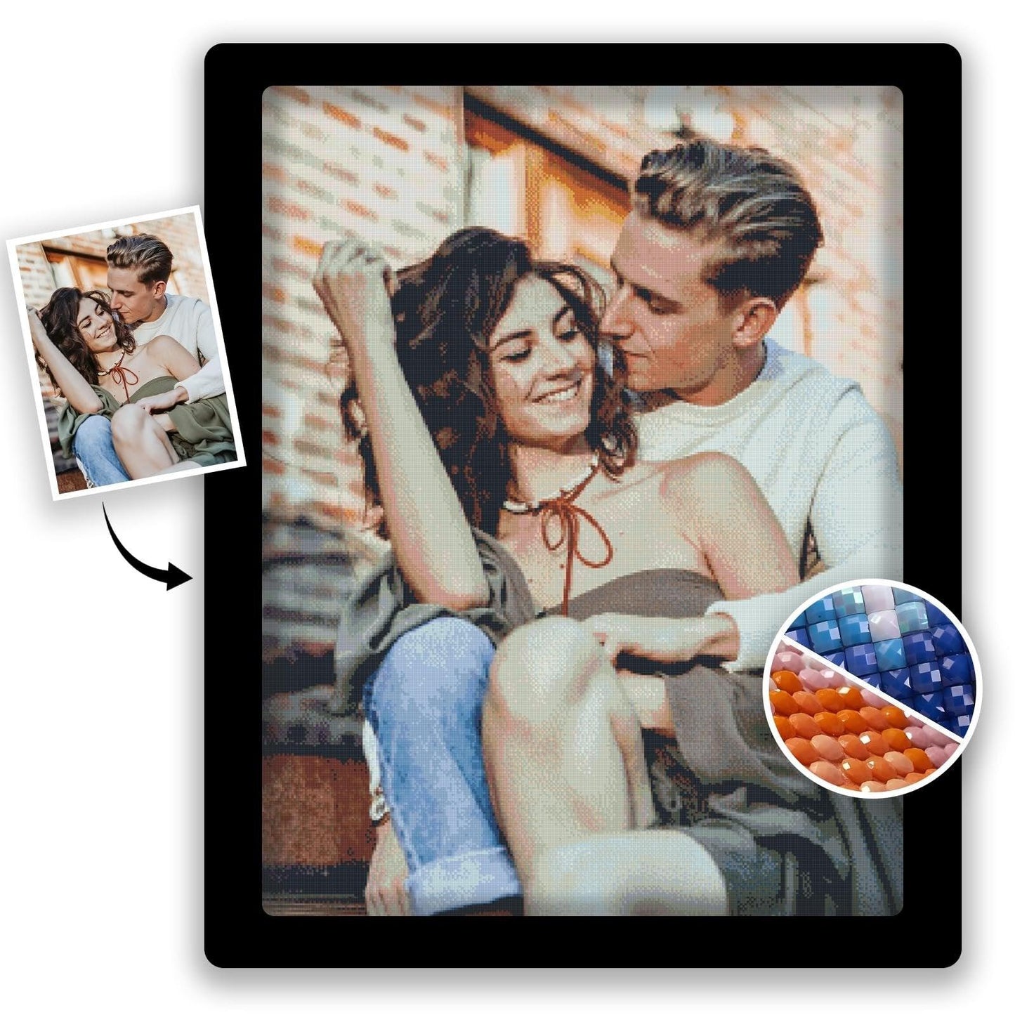 Passen Sie Ihre Fotos An-Diamond Painting - Jetzt bei diamondspainting kaufen