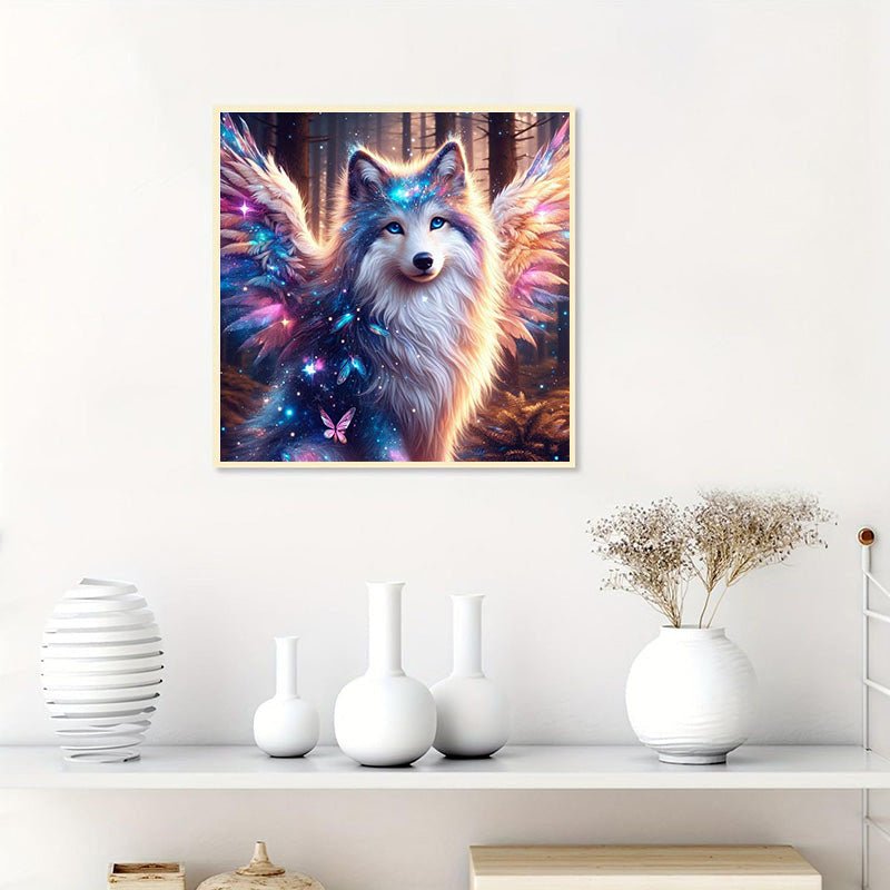 Rhinestone Landscape In Apple 