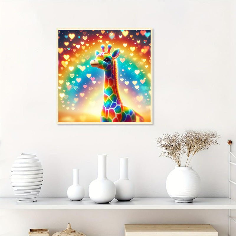 Strass-Bunte Giraffe