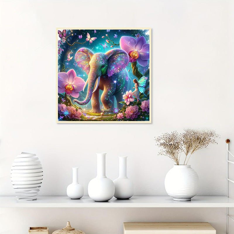 Rhinestone Landscape In Apple 