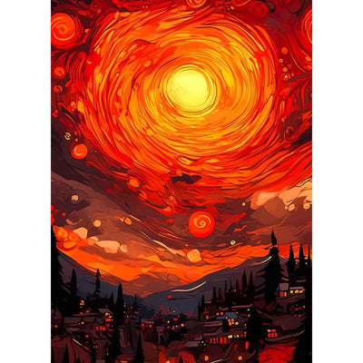 AB Diamond Painting-Colorful Flowers