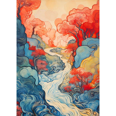 AB Diamond Painting-Colorful Flowers