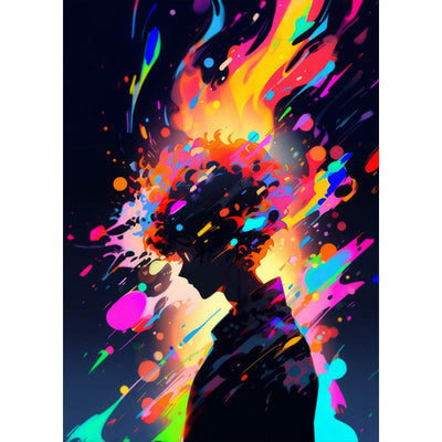 AB Diamond Painting-Colorful Flowers