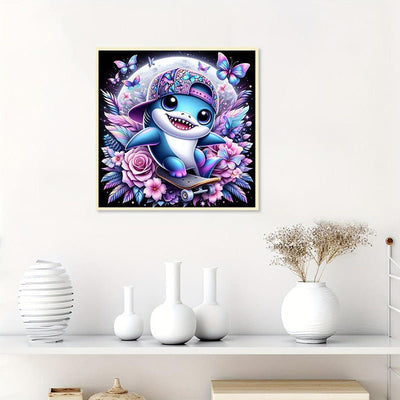 Rhinestone Landscape In Apple 