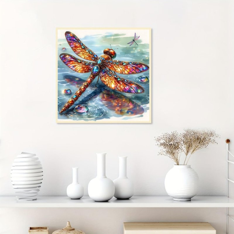 Rhinestone Landscape In Apple 