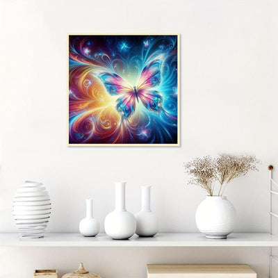 Rhinestone Landscape In Apple 